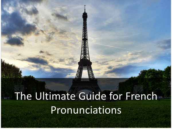 French pronunciation guide