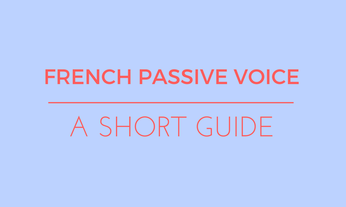 PASSIVE VOICE