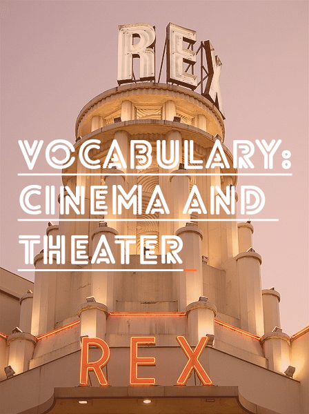 french vocab movie theater