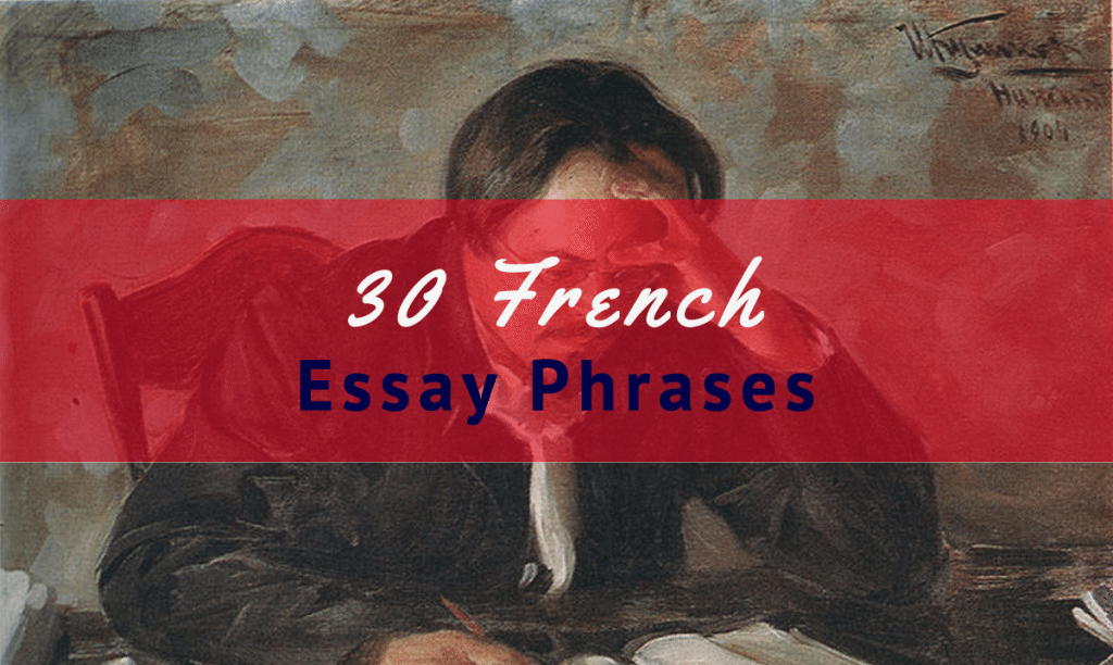 french essay idioms