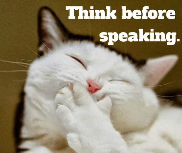 6_Think before speaking Think before speaking