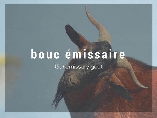 bouc emissaire