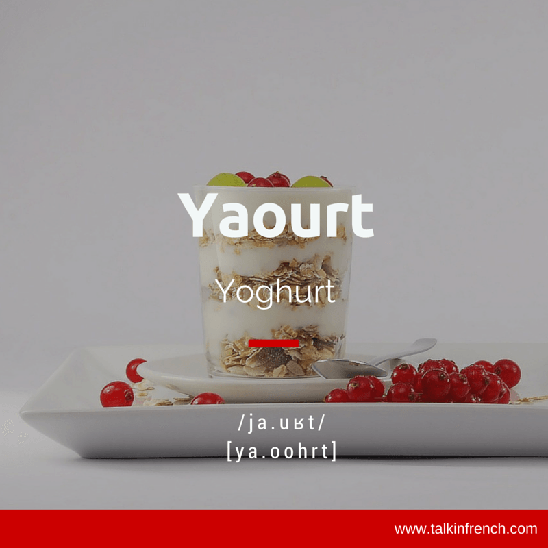 Yaourt Yoghurt