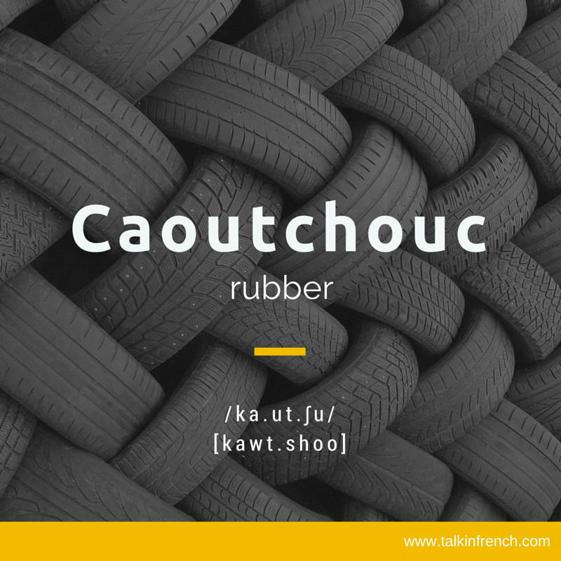 Caoutchouc rubber