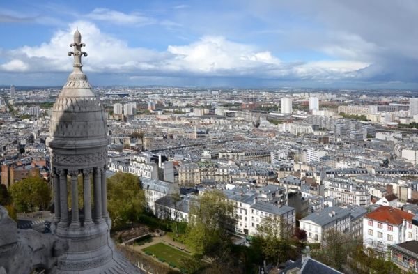 North of Paris viewed from the dôme du Sacré-Cœur