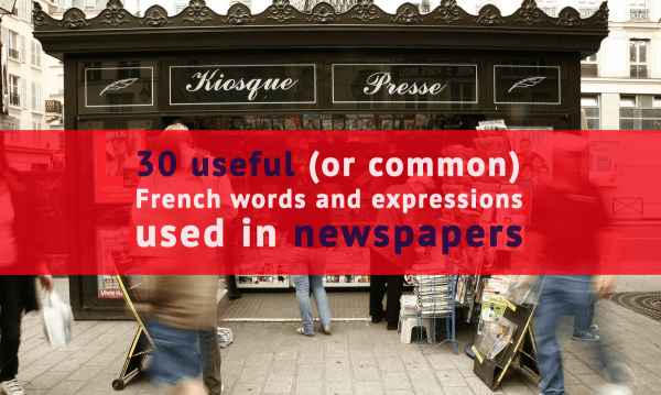 newspaper terms in french newspaper terms in french