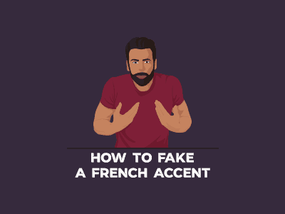 How to fake a french accent th