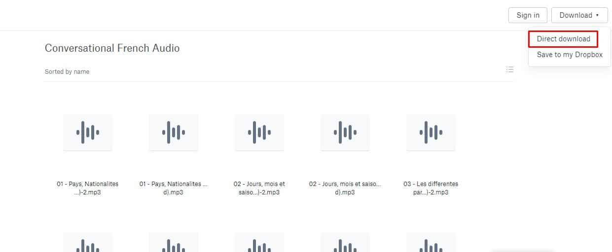 dropbox screenshot