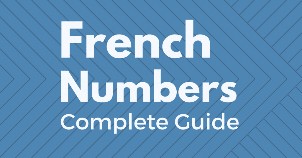 french numbers